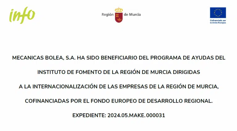 PROGRAMA DE AYUDAS DEL INSTITUTO DE FOMENTO DE LA REGIÓN DE MURCIA PARA LA INTERNACIONALIZACIÓN